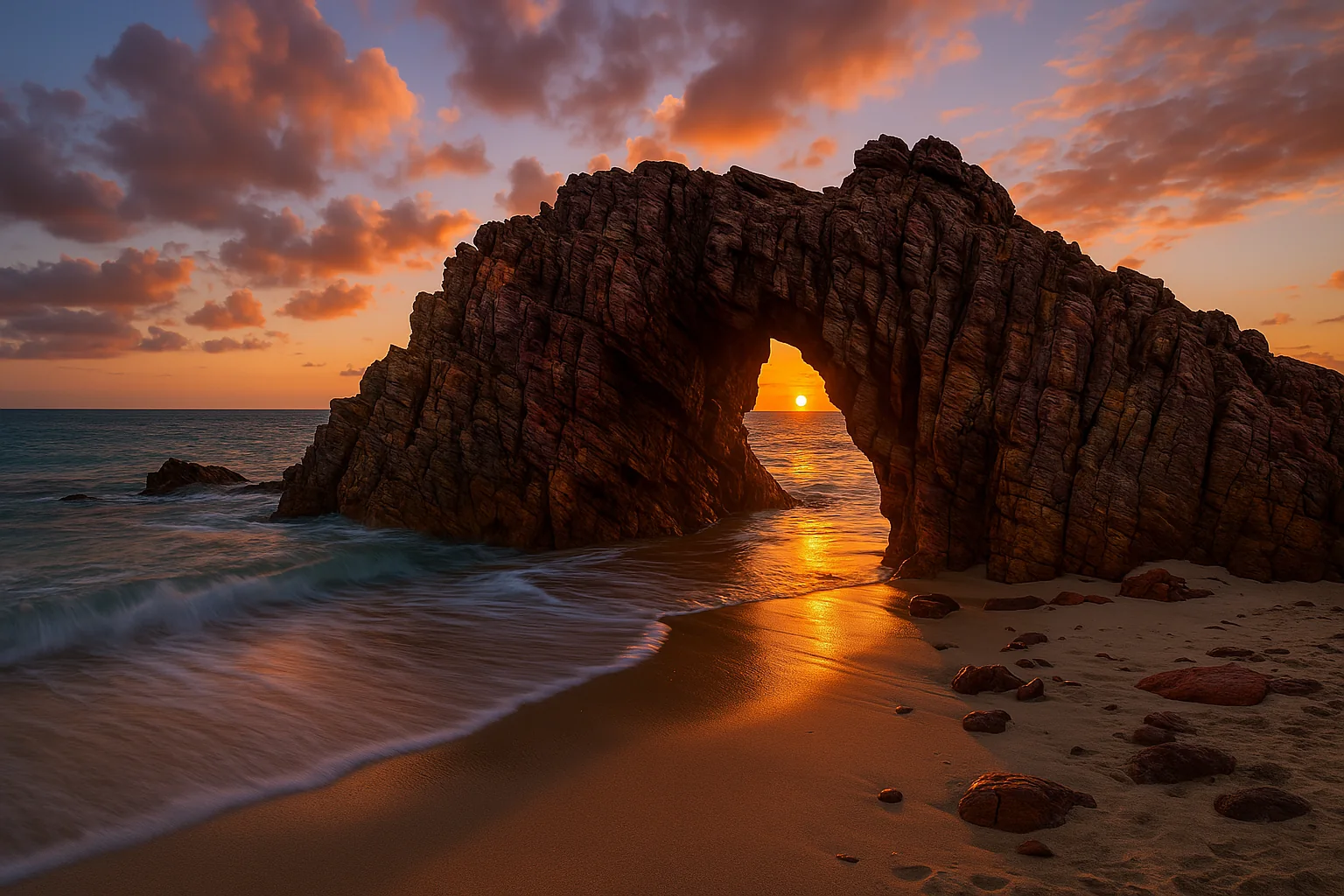 Pedra Furada em Jericoacoara, Ceará